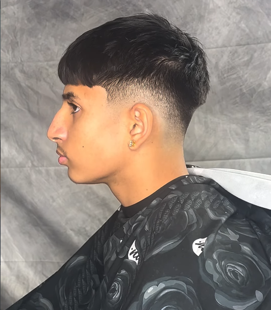 Mid fade haircut